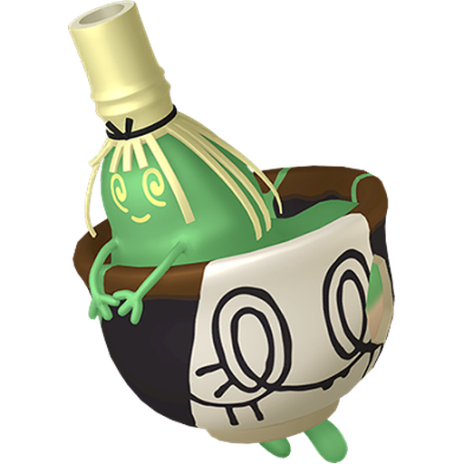 Sinistcha - Grass/Ghost type Pokemon from  with stats, moves, and evolution data