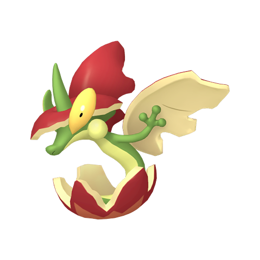 Flapple - Grass/Dragon type Pokemon from Pokemon Sword and Shield with stats, moves, and evolution data