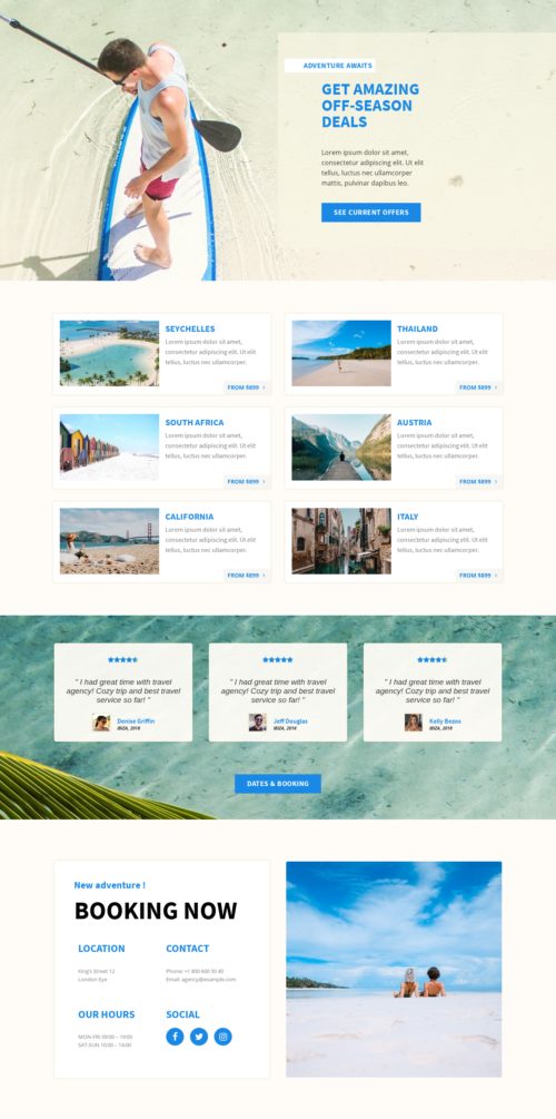 Travel Agency Offers