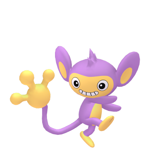 Aipom - Normal type Pokemon from Pokemon Platinum with stats, moves, and evolution data