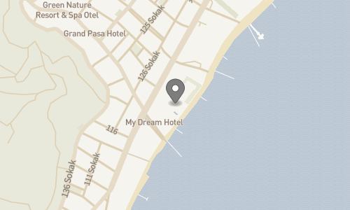 Lokation for Prime Beach Hotel