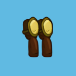 bronze plate legs