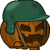 pumpkin creeper army helmet