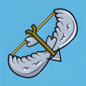 angel wings bow