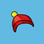 red beanie