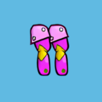 pink crystal legs