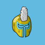 gold helmet