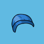 blue beanie