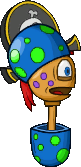 bouncing mushroom pirate hat