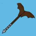 bat wing staff