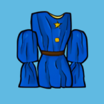 blue wizard robe