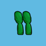 green pants