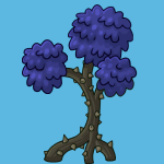 purple tree