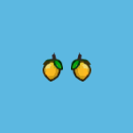 lemon earrings