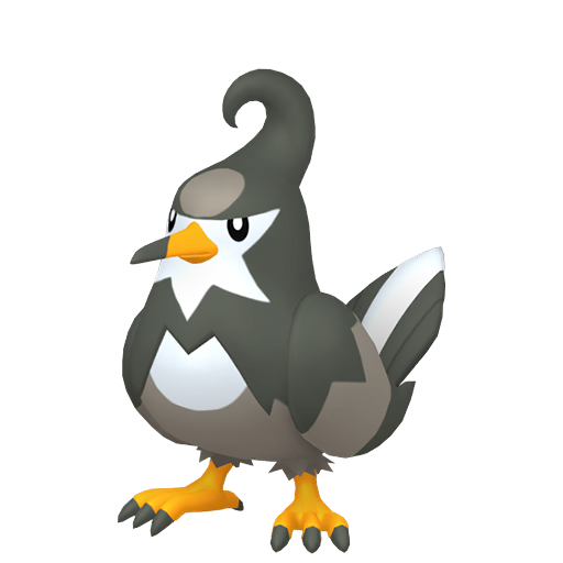 Staravia - Normal/Flying type Pokemon from Pokemon Platinum with stats, moves, and evolution data