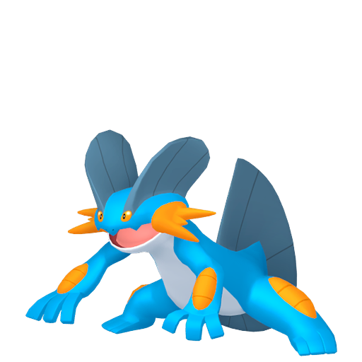 Swampert - Water/Ground type Pokemon from Pokemon Ruby and Sapphire with stats, moves, and evolution data