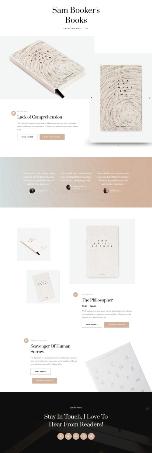 Self Published Author