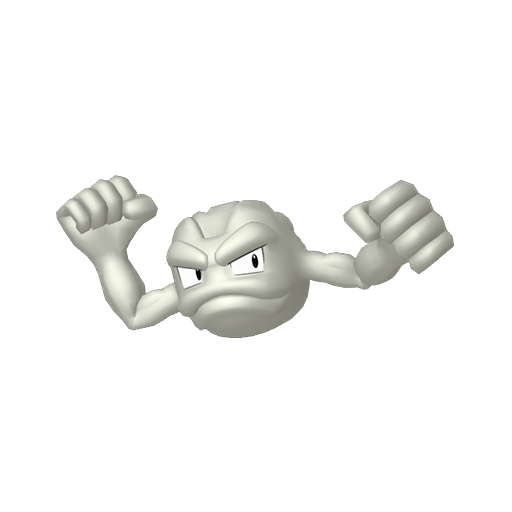 Geodude - Rock/Ground type Pokemon from Pokemon FireRed and LeafGreen with stats, moves, and evolution data
