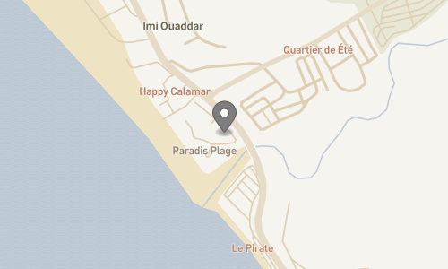 Lokation for Paradis Plage Surf Yoga & Spa Resort