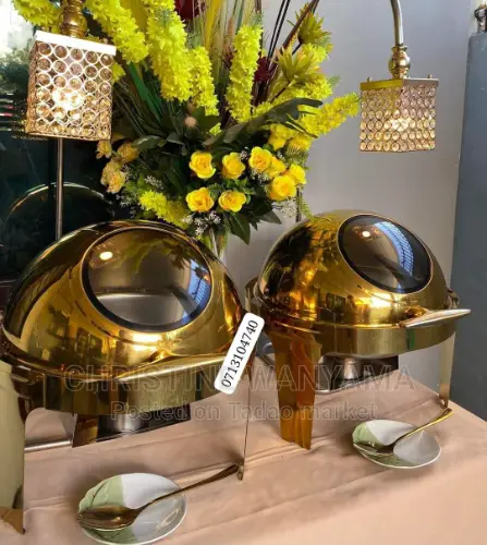 Golden Cheffing Dish