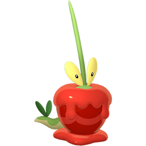 Dipplin - Grass/Dragon type Pokemon from with stats, moves, and evolution data