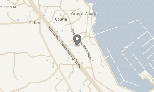 Lokation for Lejligheder Dionisos