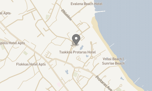 Lokation for Tsokkos Protaras Hotel