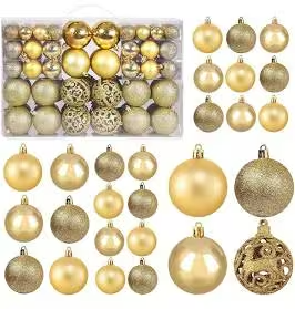 Christmas wooden ornament decorative set 3