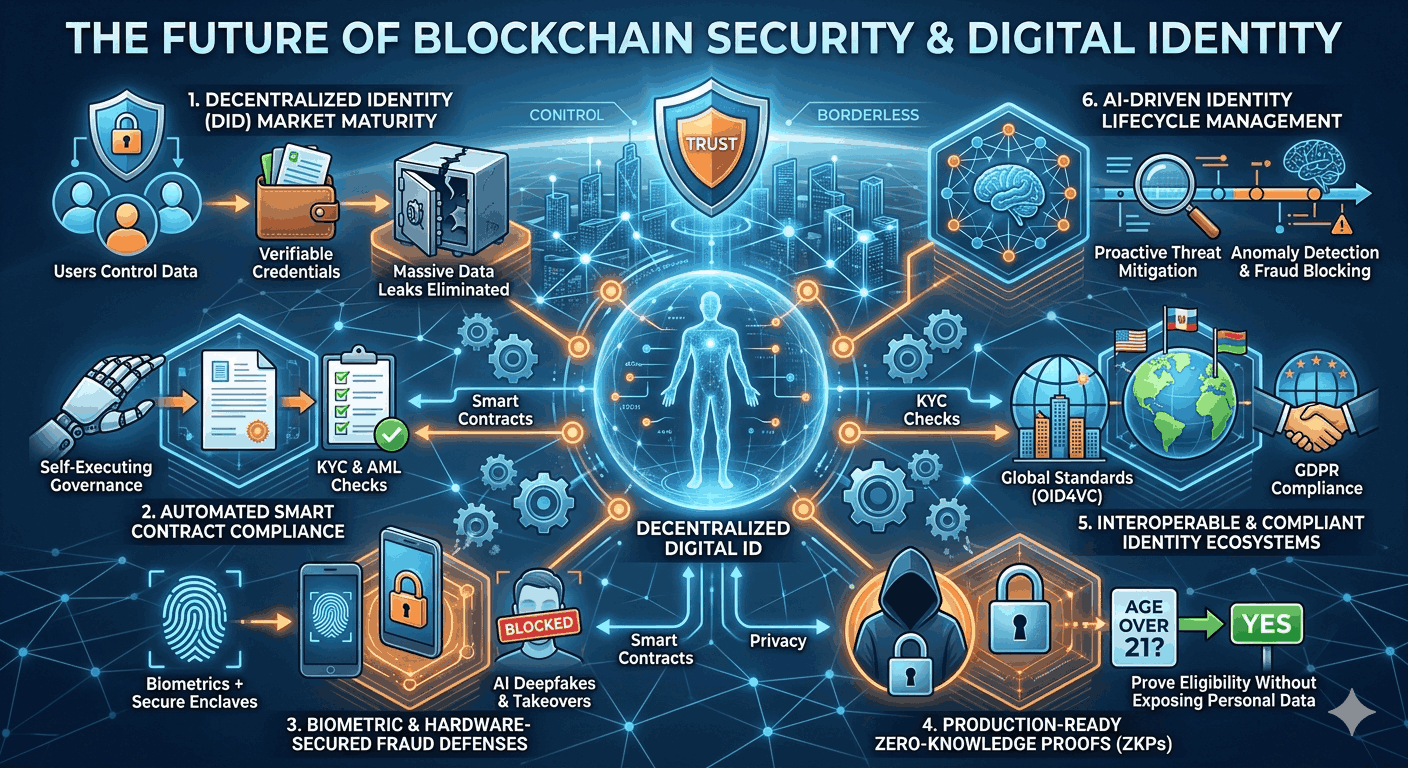 Merge of Blockchain security and Digital Identity : The real future