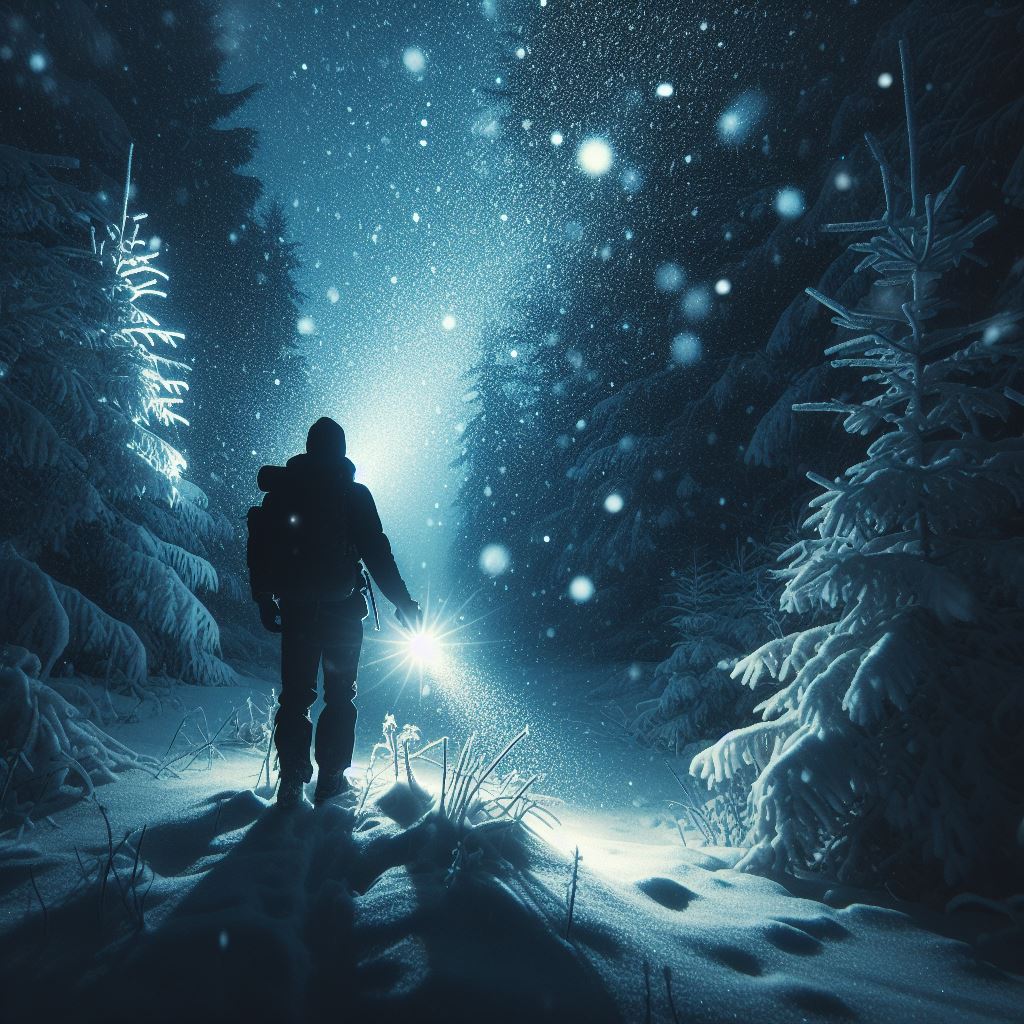 ficklampor är lämpliga för vandring i mörker