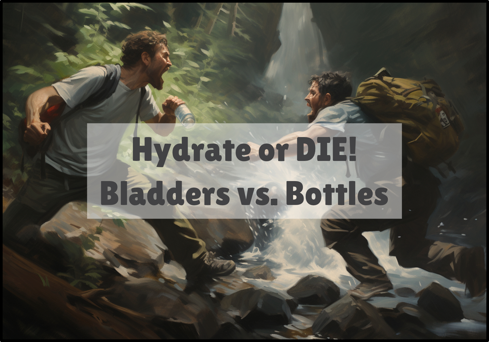 Hydrate or Die! Hydration Bladders vs. Bottles