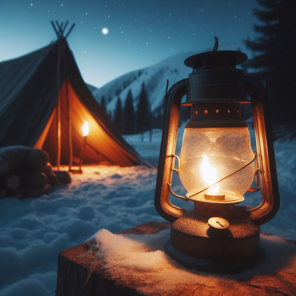 klassisk fotogenlykta