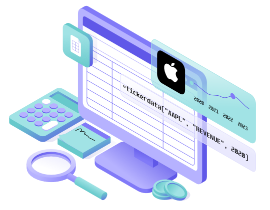 Tickerdata • Stock data for your spreadsheet