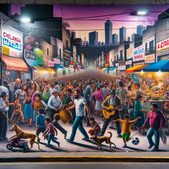 AI interpretation of Chilanga Banda by Cafe Tacvba