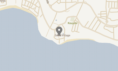 Lokation for Hotel Sonia Resort 