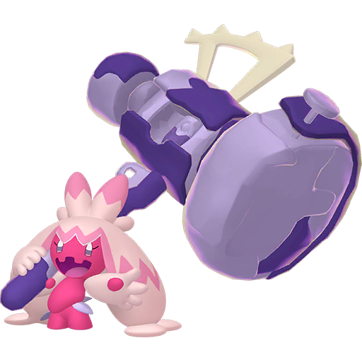 Tinkaton - Fairy/Steel type Pokemon from with stats, moves, and evolution data