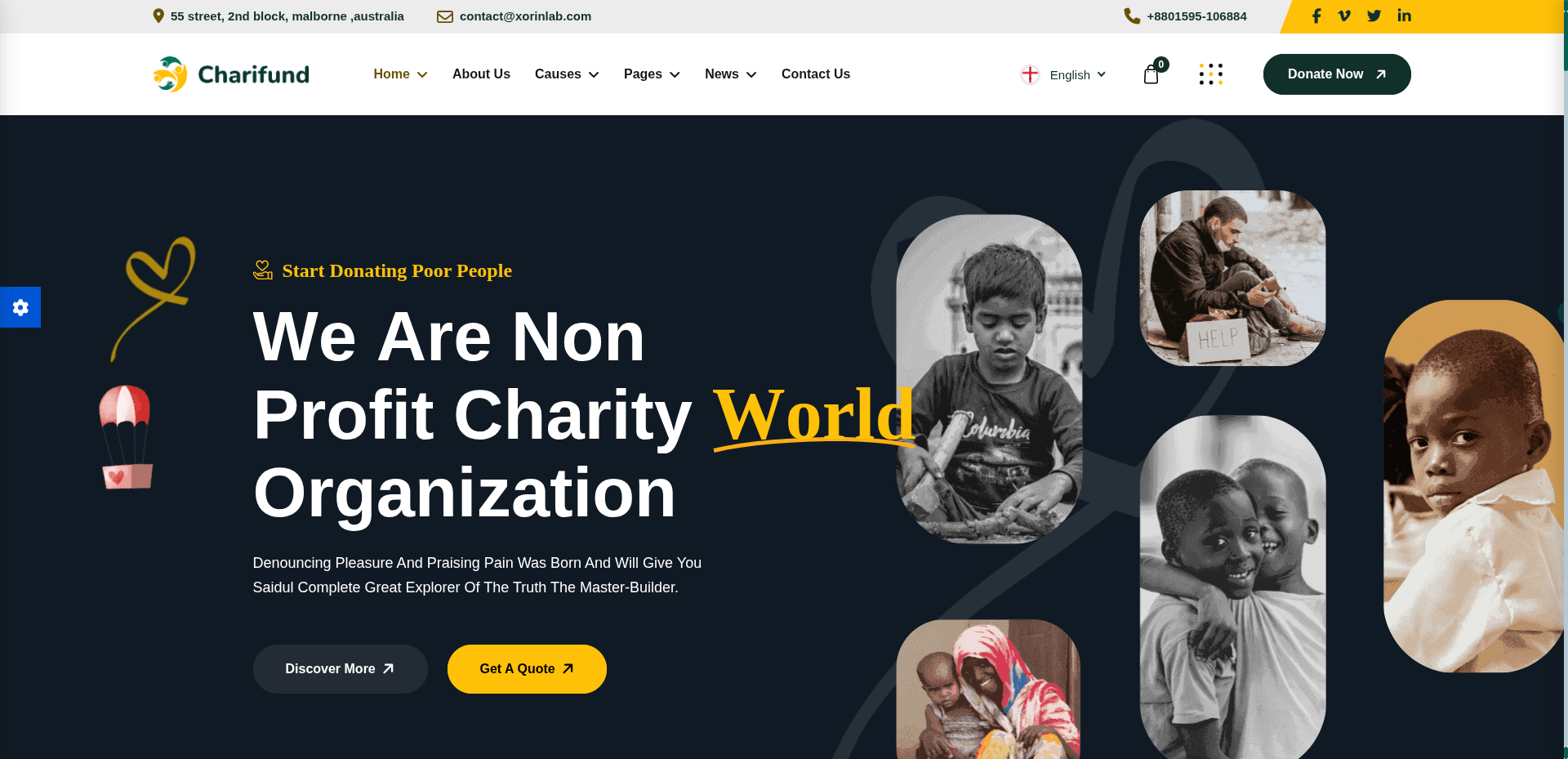 Charifund: Nonprofit Fundraising Platform project screenshot 2