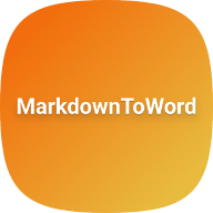 Markdown to Word logo