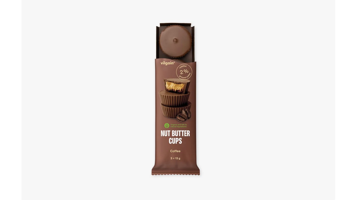 Nut Butter Cups kávovo - oříškové máslo