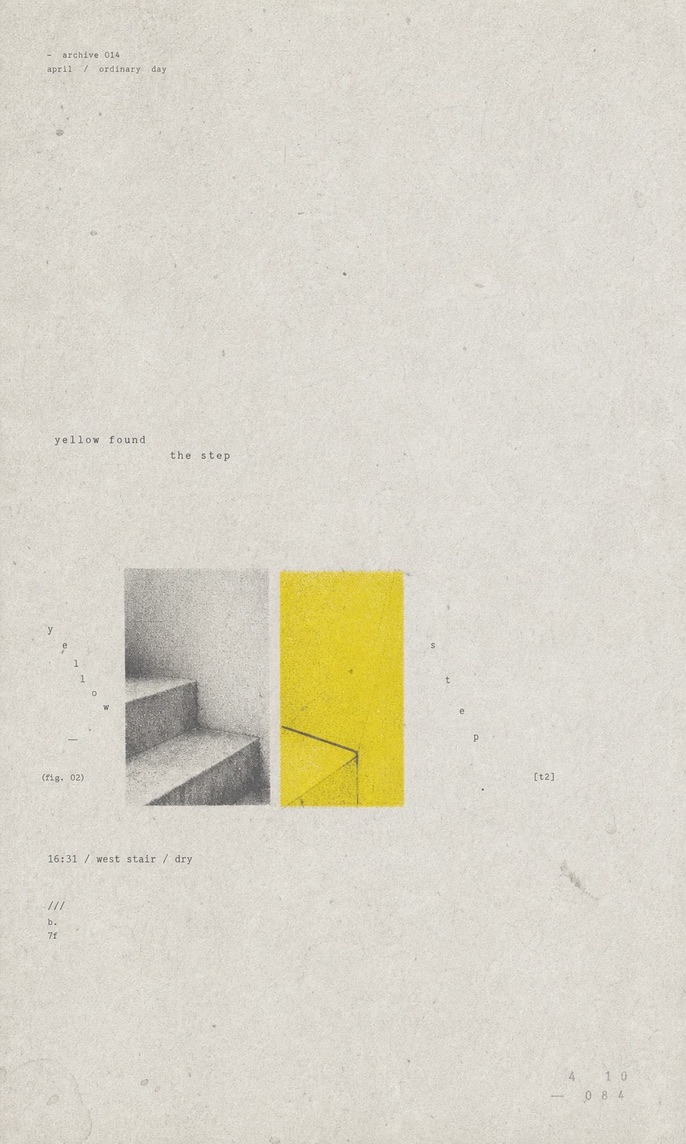 Minimal zine poster