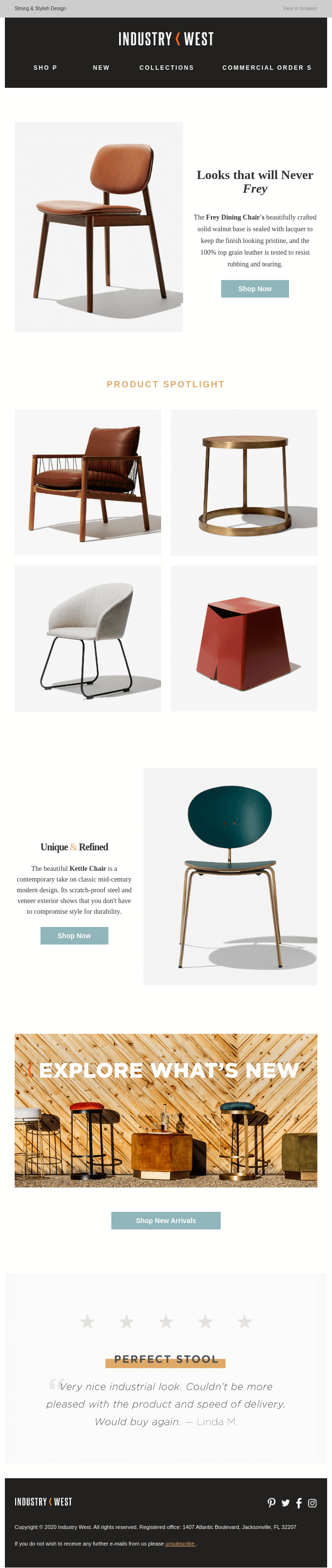 Never Compromise Shop Stylish Durable Design