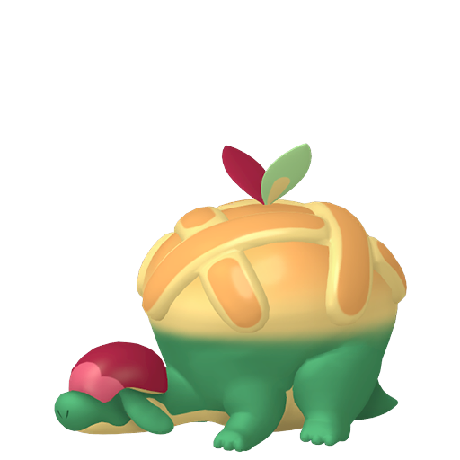 Appletun - Grass/Dragon type Pokemon from Pokemon Sword and Shield with stats, moves, and evolution data
