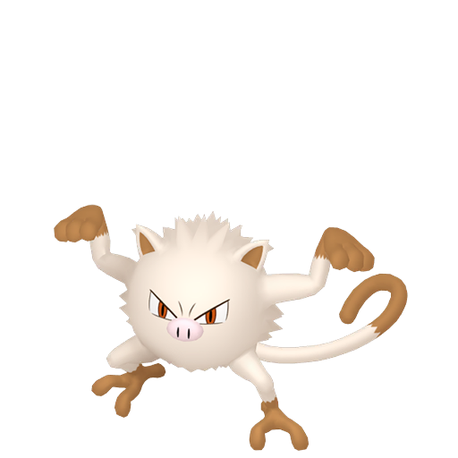 Mankey - Fighting type Pokemon from Pokemon FireRed and LeafGreen with stats, moves, and evolution data