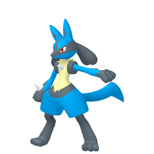 Lucario - Fighting/Steel type Pokemon from  with stats, moves, and evolution data