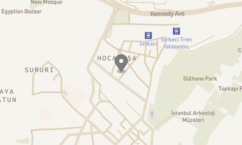 Lokation for Golden Horn Sirkeci Hotel med udflugtsprogram