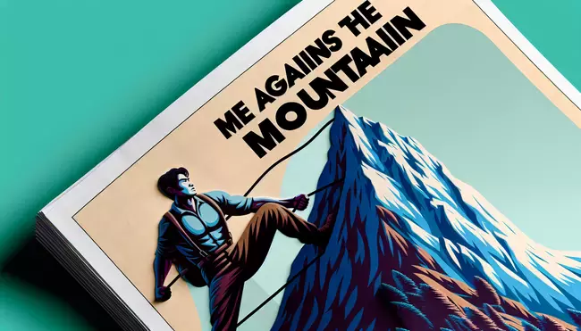 The meaning of Me Against The Mountain by Ian Munsick AI interpretation of Me Against The Mountain by Ian Munsick