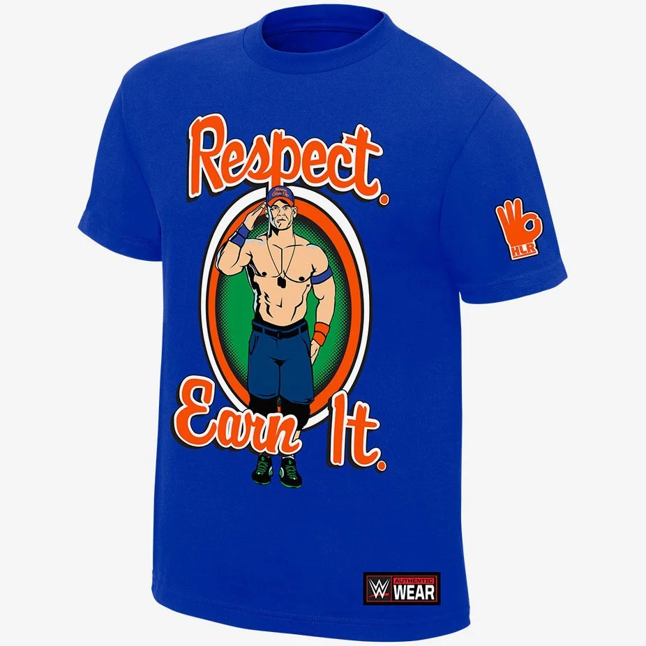 John Cena Respect Blue Tee image