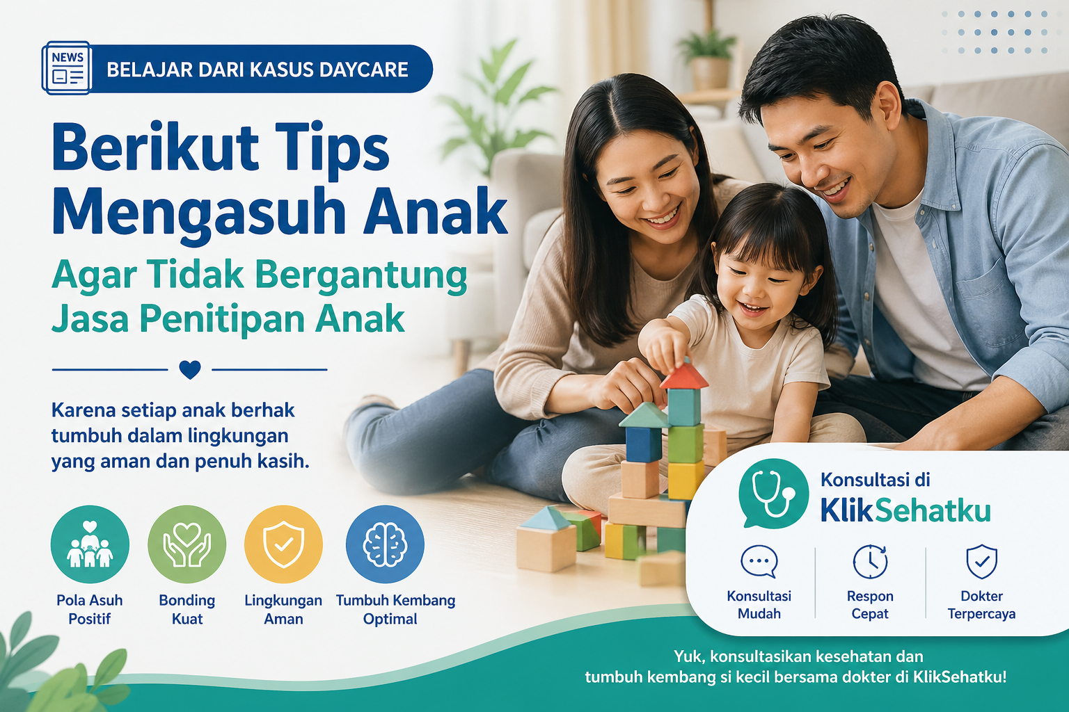   Belajar dari Kasus Daycare  : Berikut Tips Mengasuh Anak Agar Tidak Bergantung Jasa Penitipan Anak