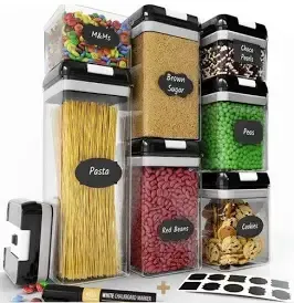 Acrylic 7pcs set food containers 3