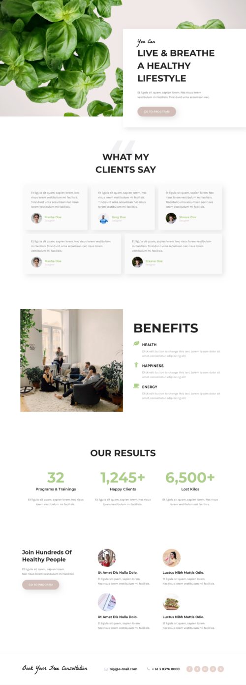 Nutritionist Testimonials